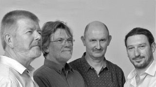 (hier met links, Bart De Cock,) Dirk Verhegge, Hans Quaghebeur, Johan Fernand Decancq
