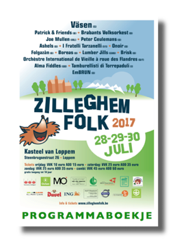 Programmaboekje Zilleghem Folk 2017